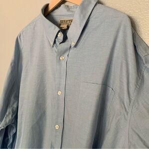 Duluth Trading Co Men's Blue Button Down Shirt Size 3XL